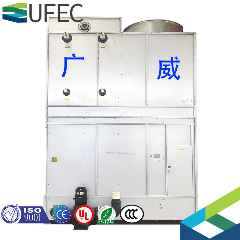 Temperatura de condensación del condensador evaporativo cerrado de la torre de enfriamiento de Freon r404a