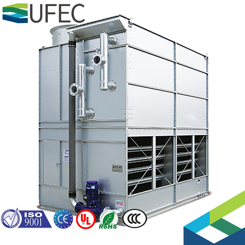 Eficiente industria Nh3/Amoníaco/R717/Torre de enfriamiento de refrigerante Condensador evaporativo para la industria de refrigeración de compresores de aire de tornillo