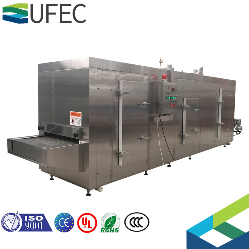 Máquina de congelación de túnel iqf, equipo de refrigeración, máquina de congelación rápida de alimentos, congelación automática de mariscos