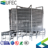 Congelador espiral comercial económico Congelador Iqf Congelador espiral iqf Congelador rápido espiral doble