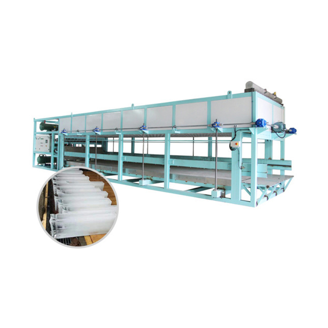 Máquina de hielo en bloque de refrigeración directa