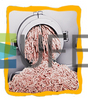 Picadora de carne sanitaria comercial de acero inoxidable, máquina cortadora de carne picada