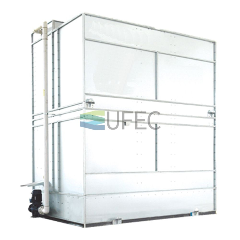 Condensador evaporativo de amoníaco eficiente y ahorrador de energía de acero inoxidable