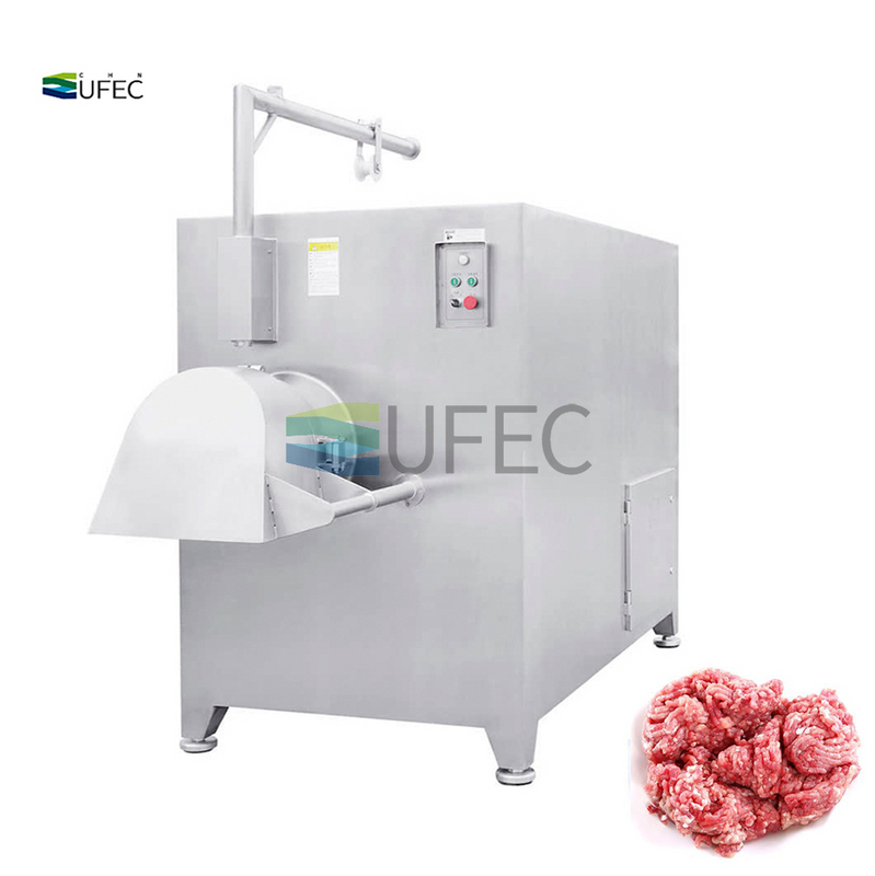 Máquina picadora de carne congelada Industrial grande de acero inoxidable/máquina picadora de carne